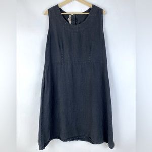 Flax Sleeveless black dress size L
